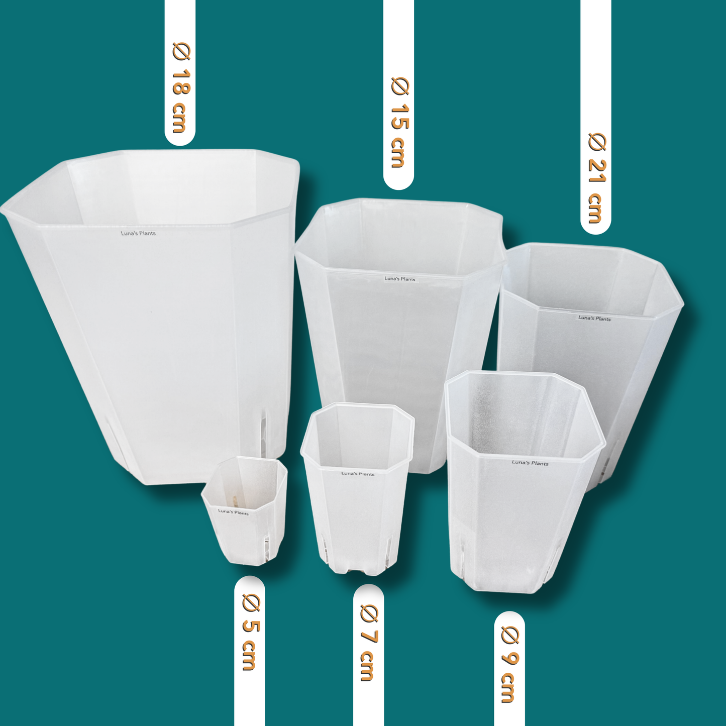 Squared Aroid Tower Pots