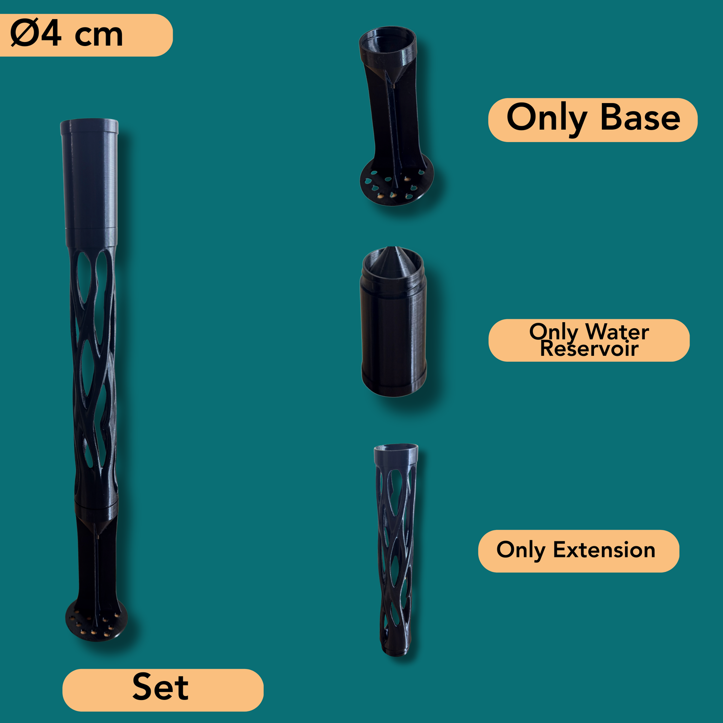 Rhiza Modular Moss Pole