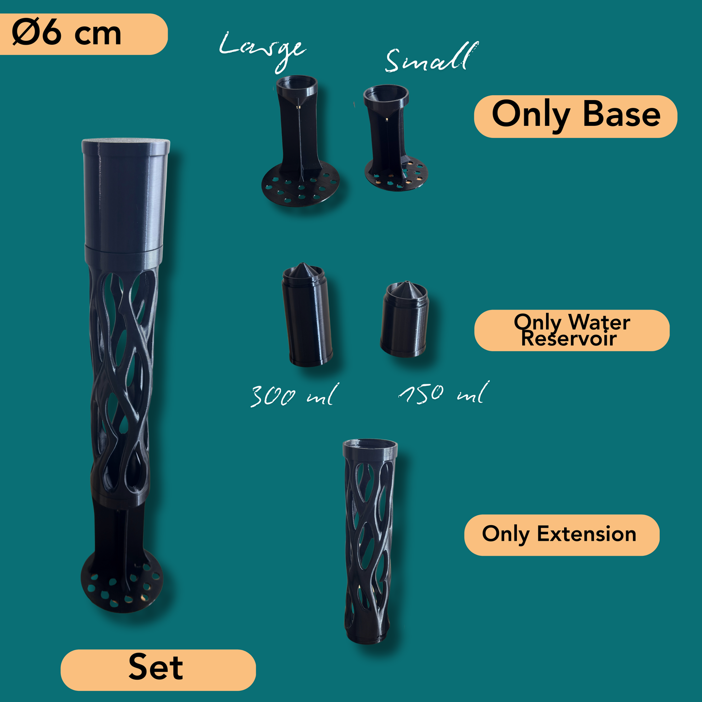 Rhiza Modular Moss Pole