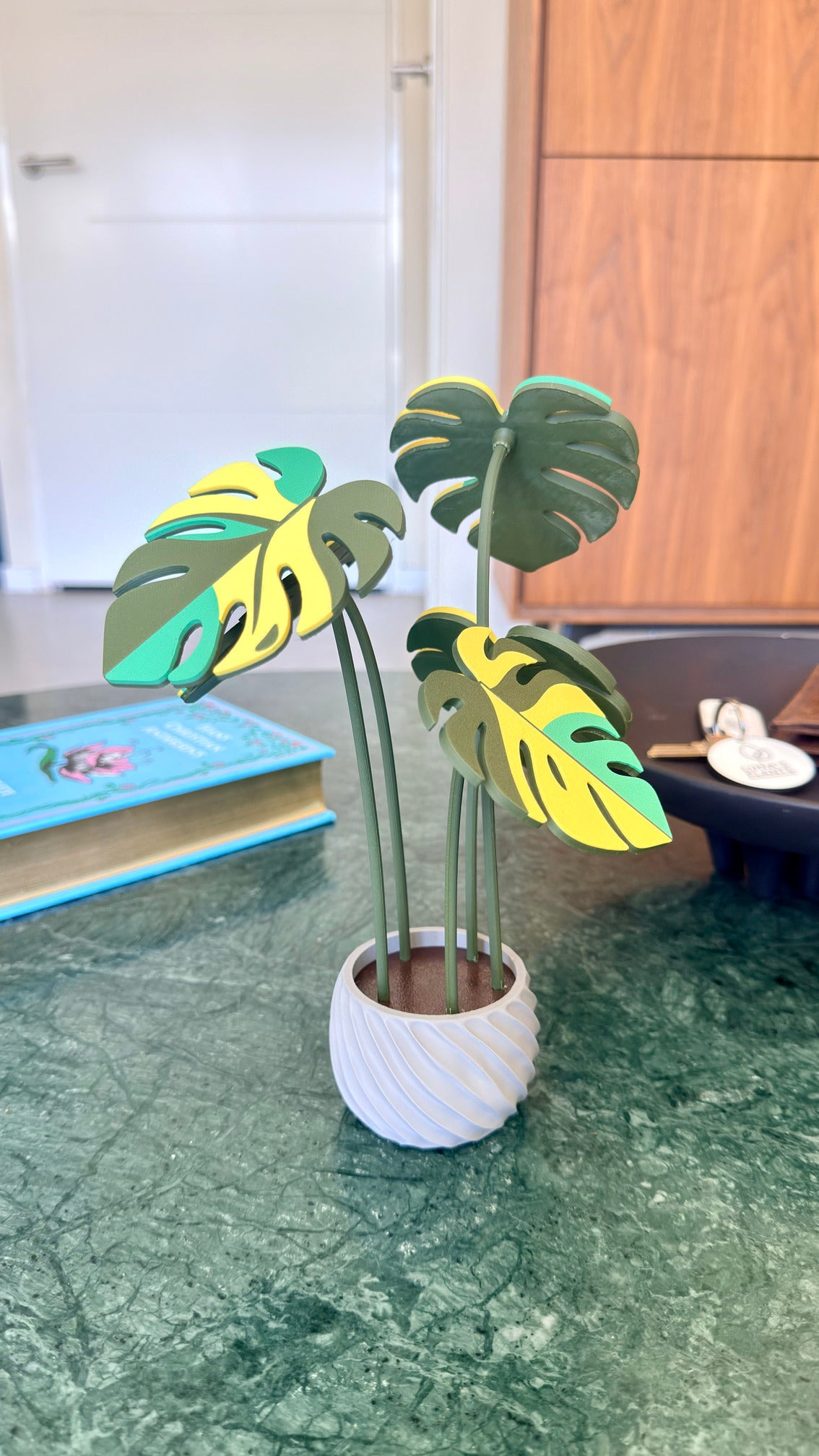 Monstera Coaster Set — Albo / Aurea
