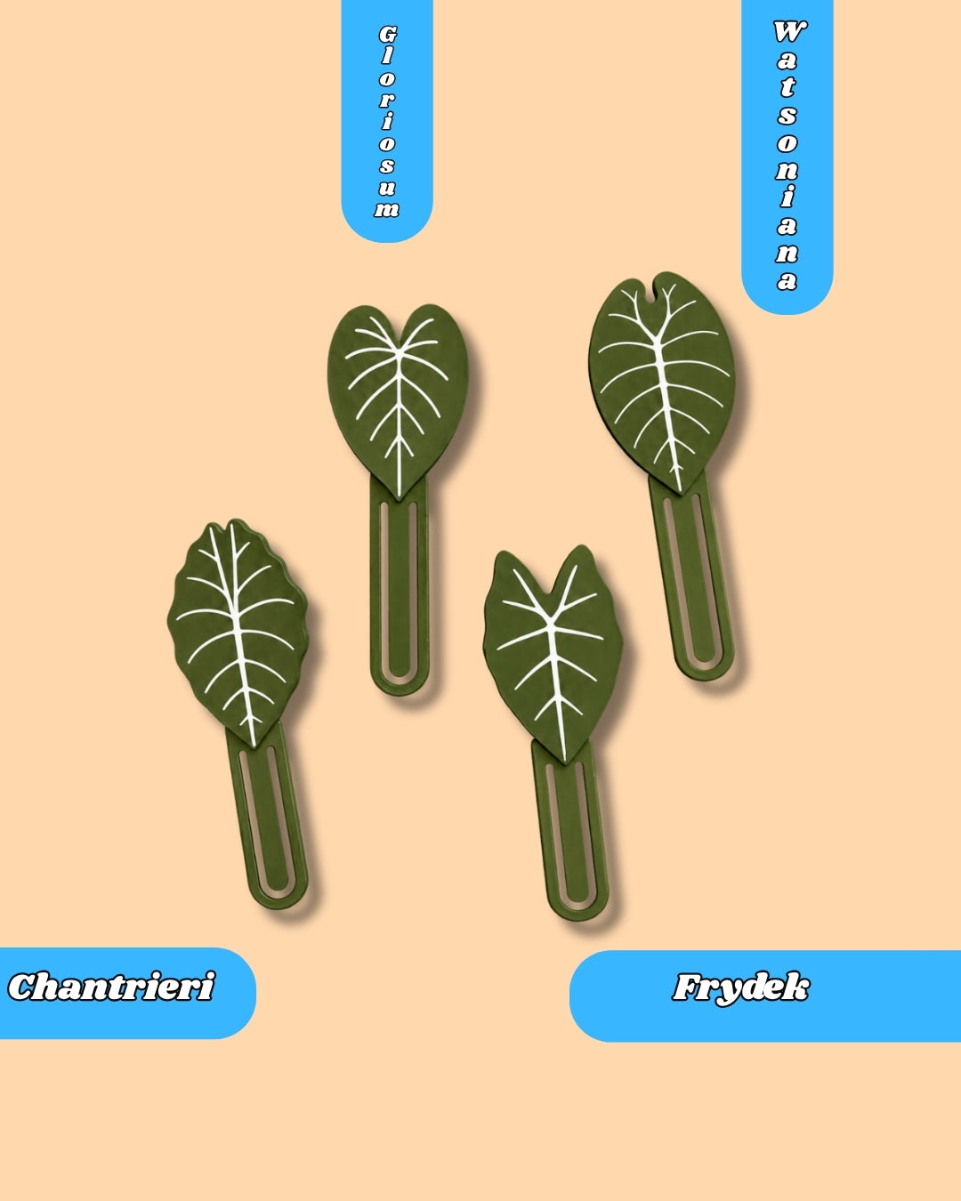 Botanical Leaf Bookmarks